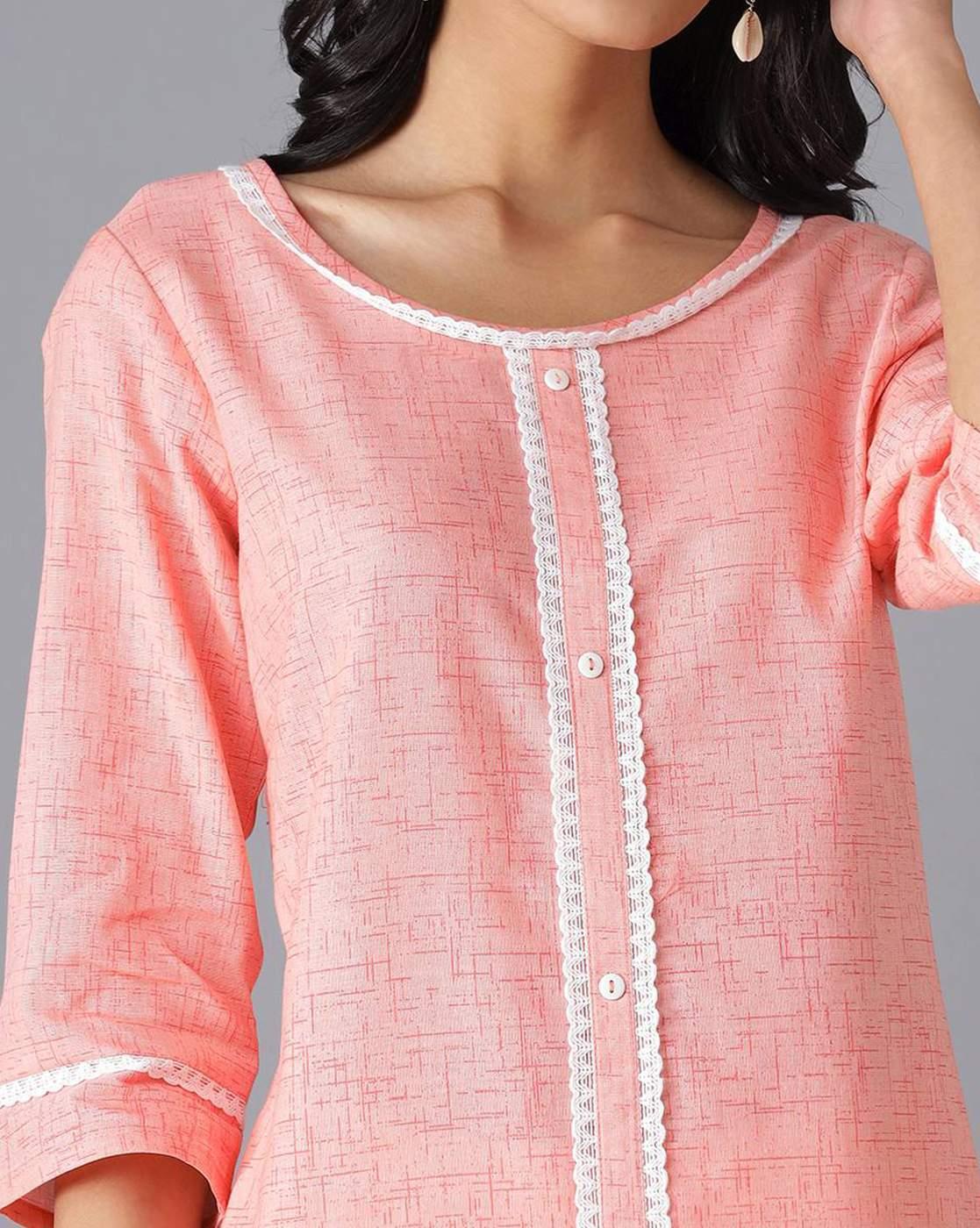 Floral Print Straight Kurta