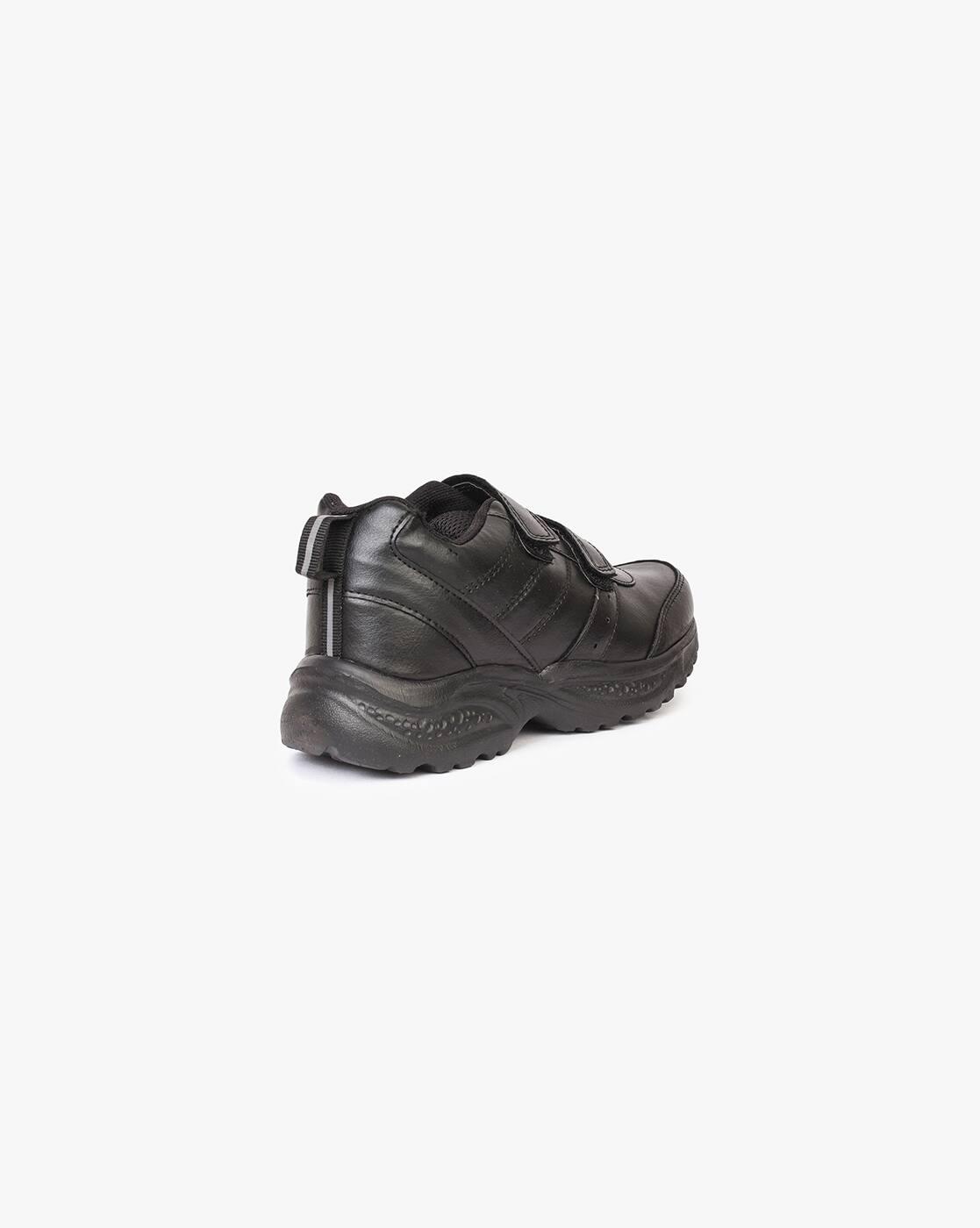 Round-Toe Shoes with Velcro Closure