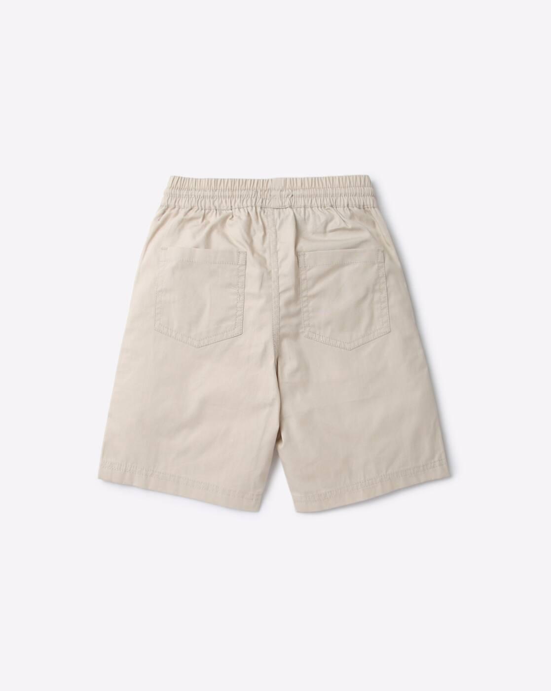 Shorts with Elasticated Drawstring Waist
