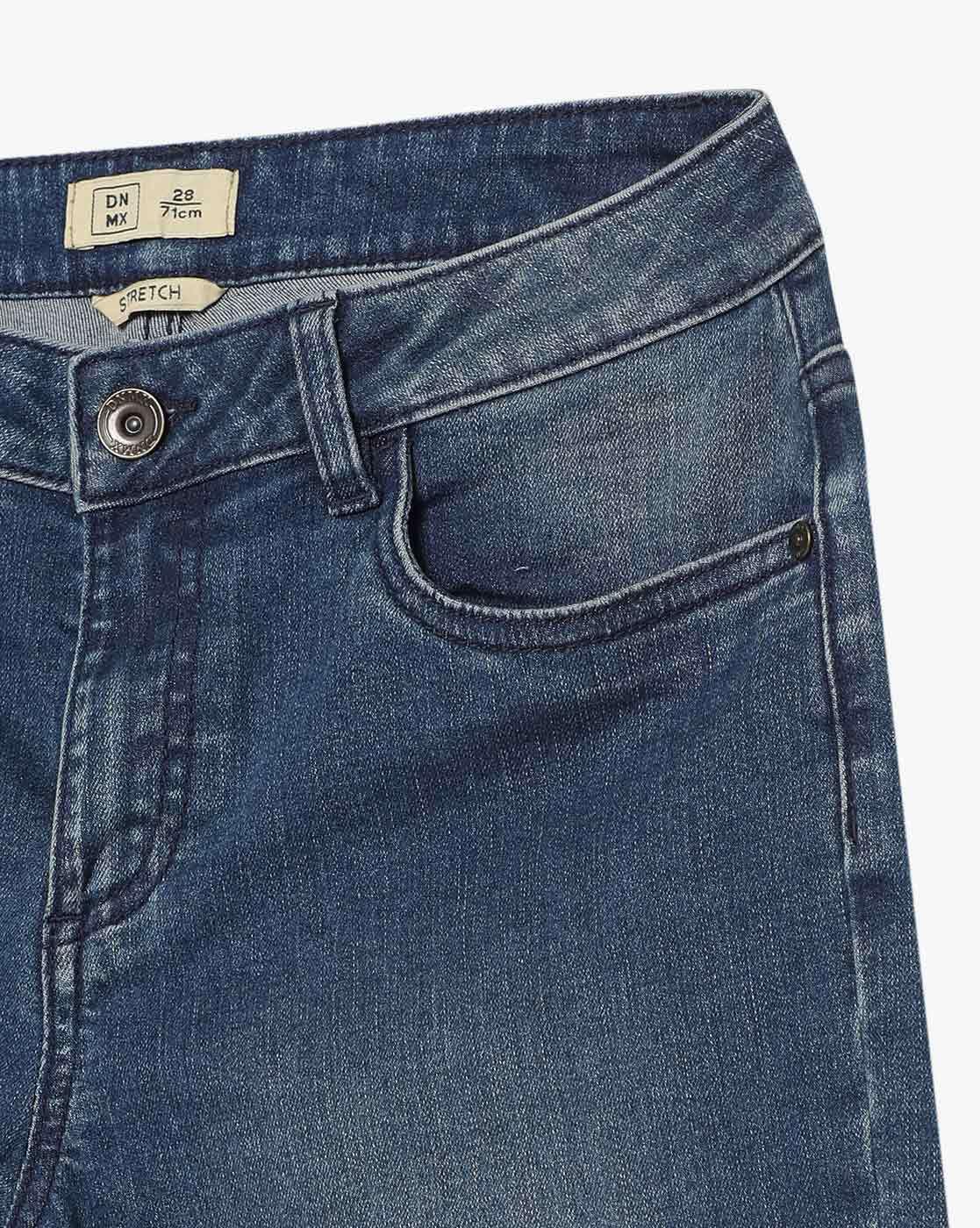 Women Mid-Wash Skinny Fit Mid-Rise Jeans