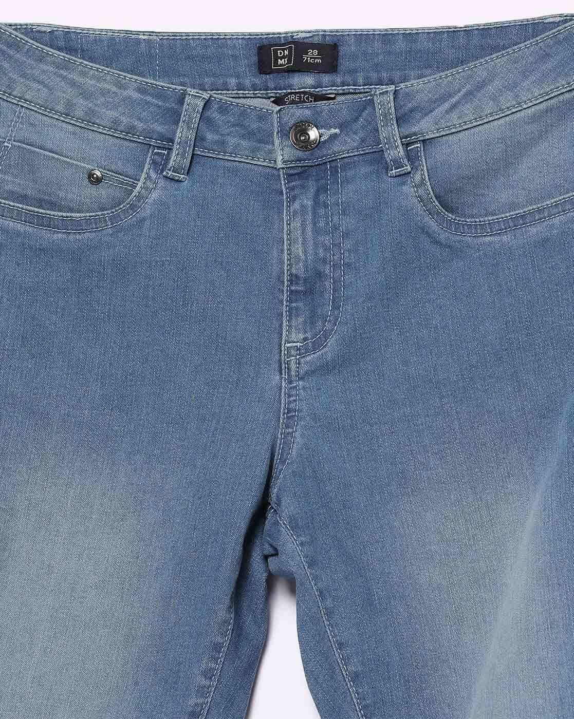 Women Mid-Wash Skinny Fit Mid-Rise Jeans