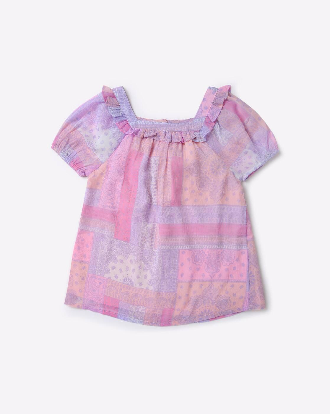 Paisley Print Top