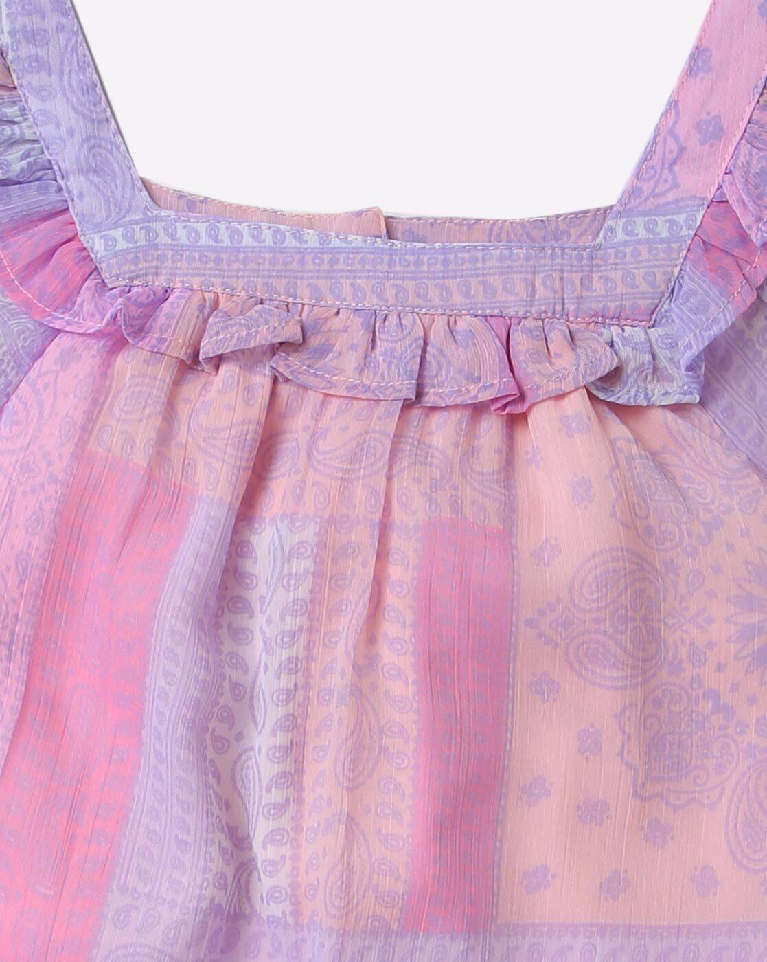 Paisley Print Top