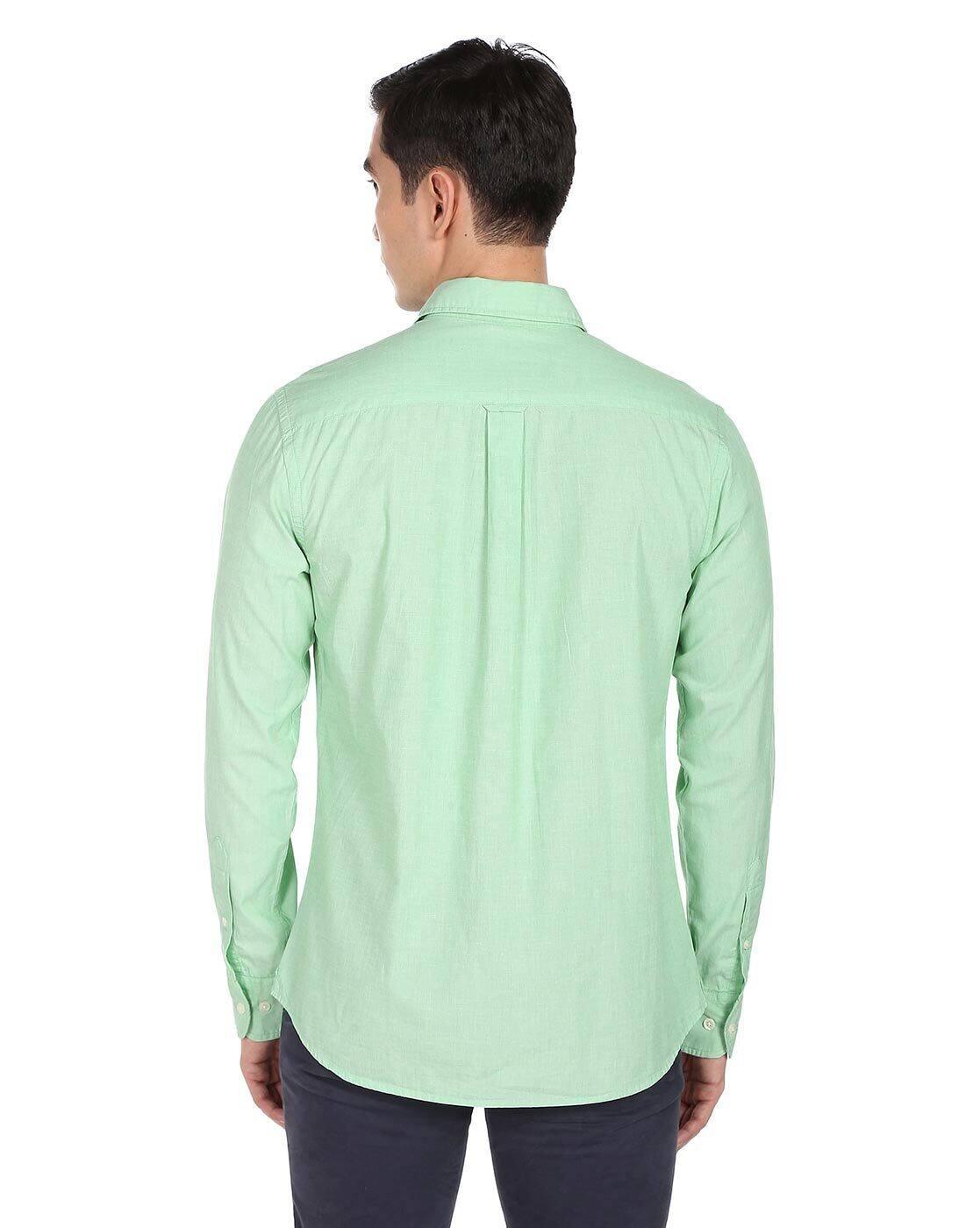 Cotton Shirt with Patch Pocket