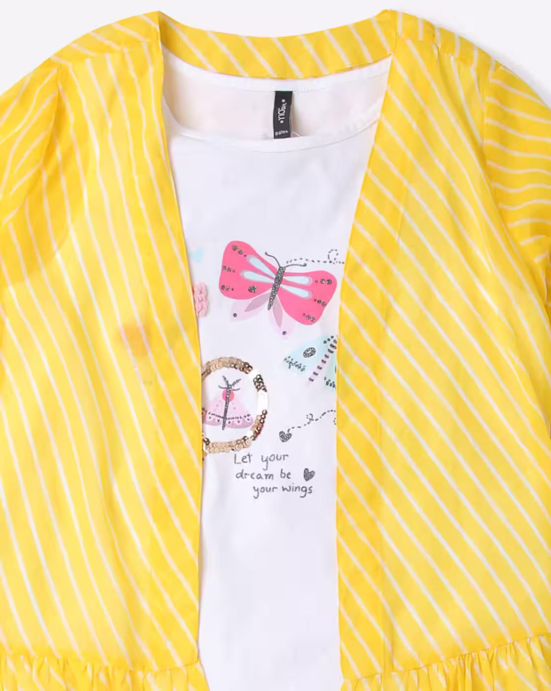 Printed Twofer T-Shirt