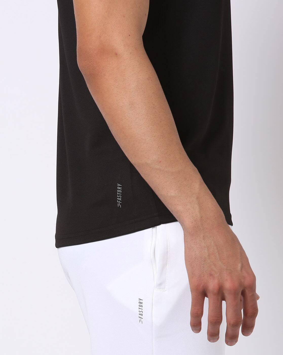 Regular Fit Outdoor Chest Print Crew-Neck T-Shirt