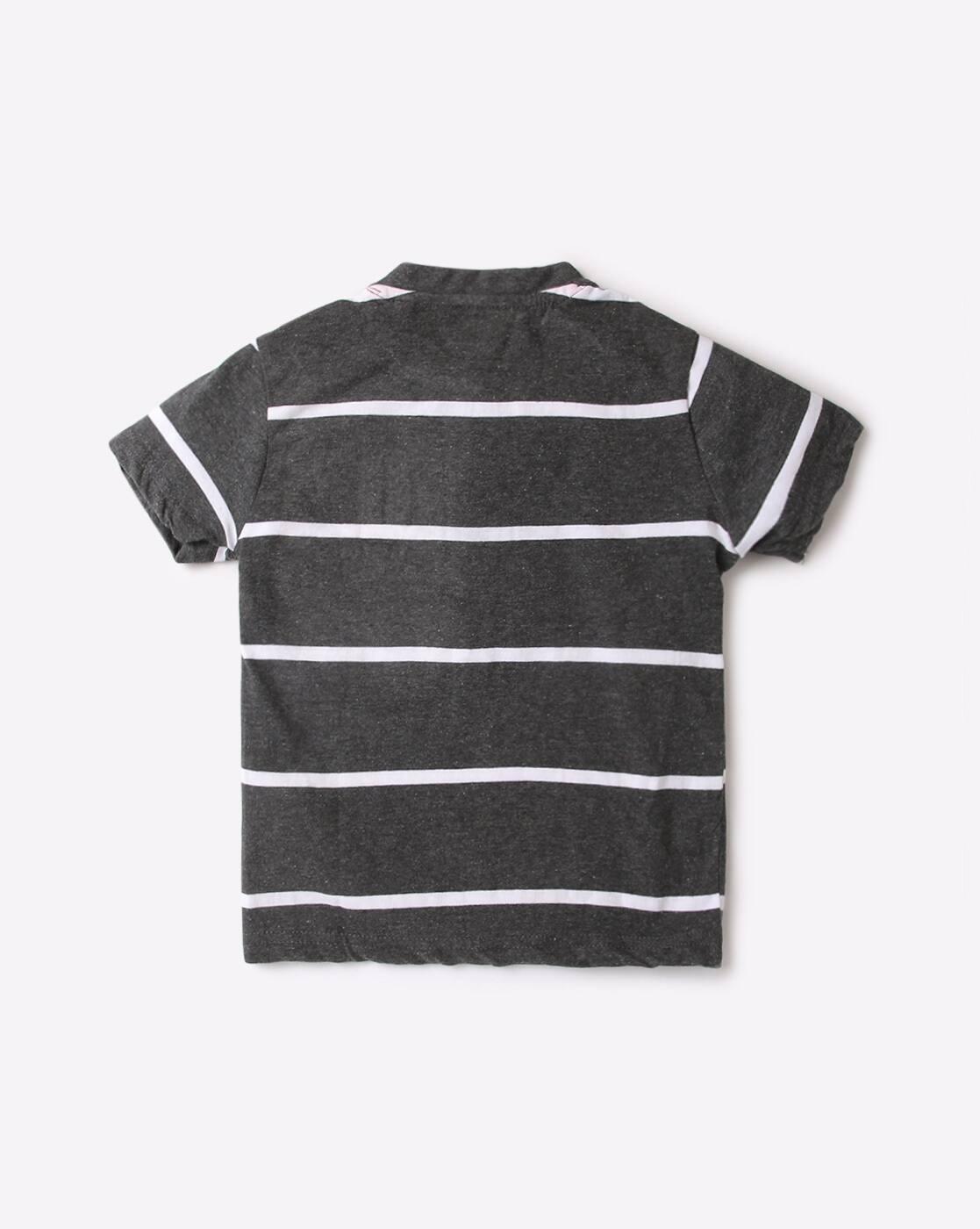Striped Henley T-shirt