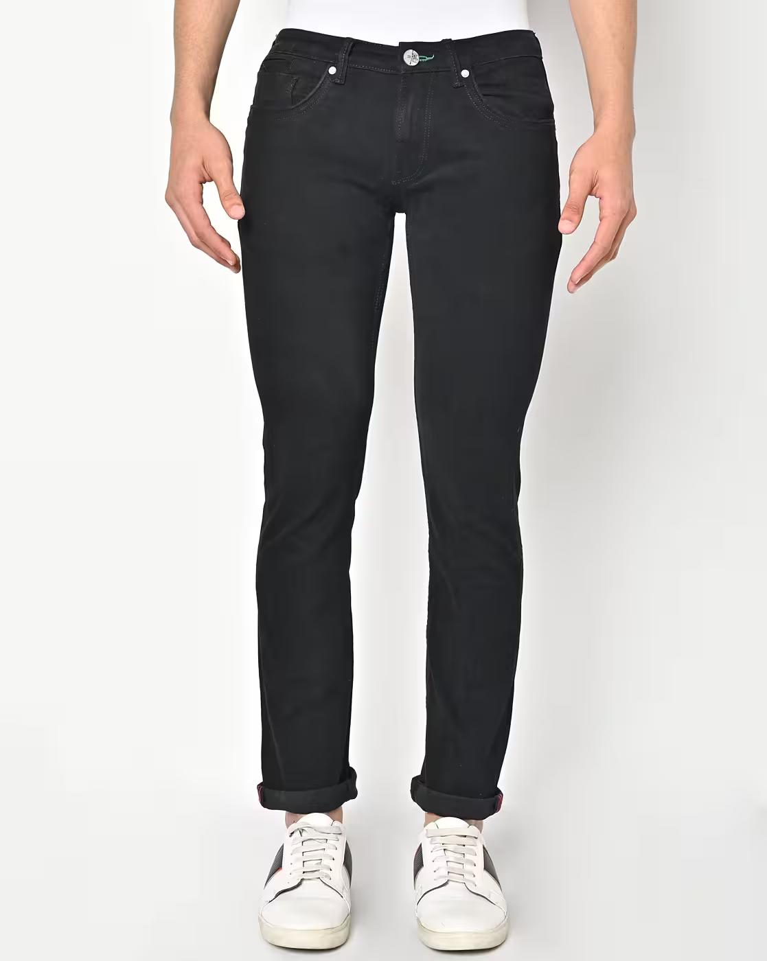 Men Acid-Wash Skinny Fit Jeans