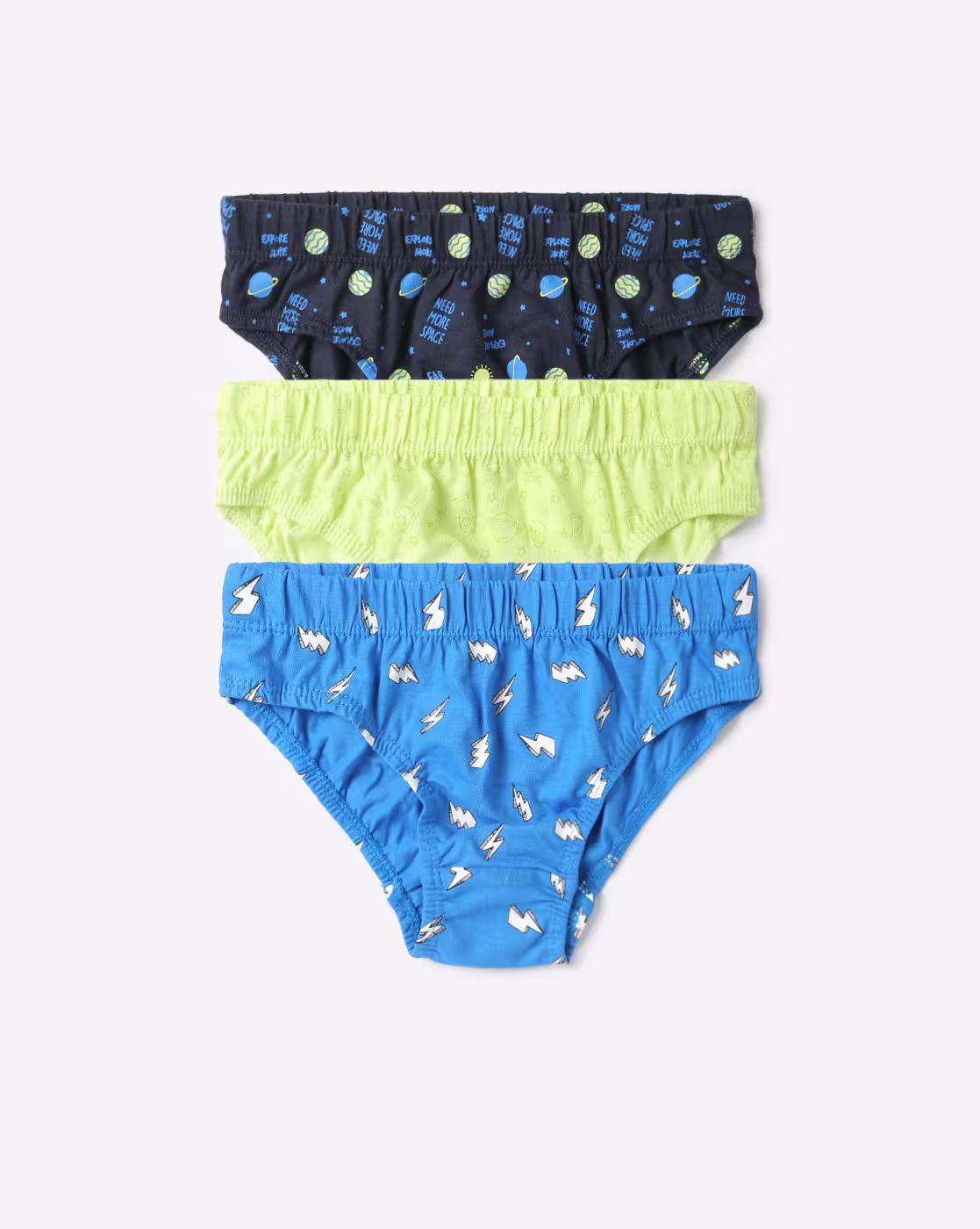 Pack of 3 Printed Briefs