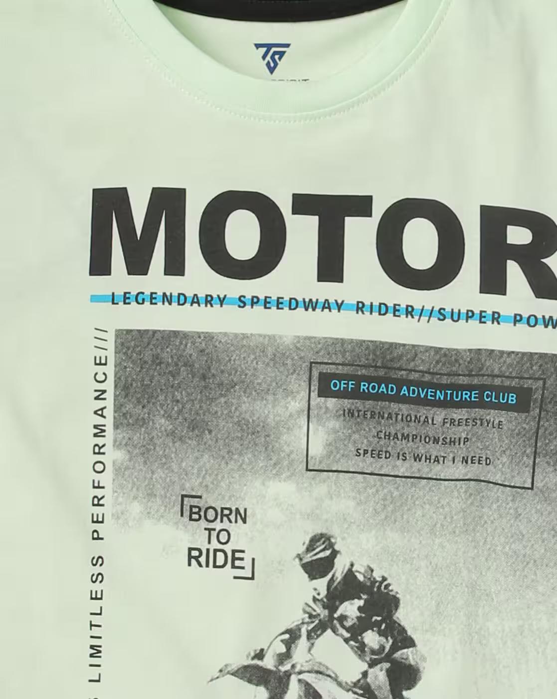 Graphic Print Crew-Neck T-Shirt