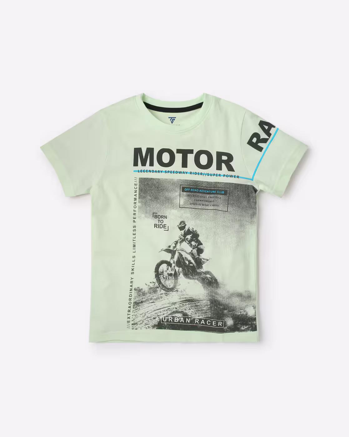 Graphic Print Crew-Neck T-Shirt