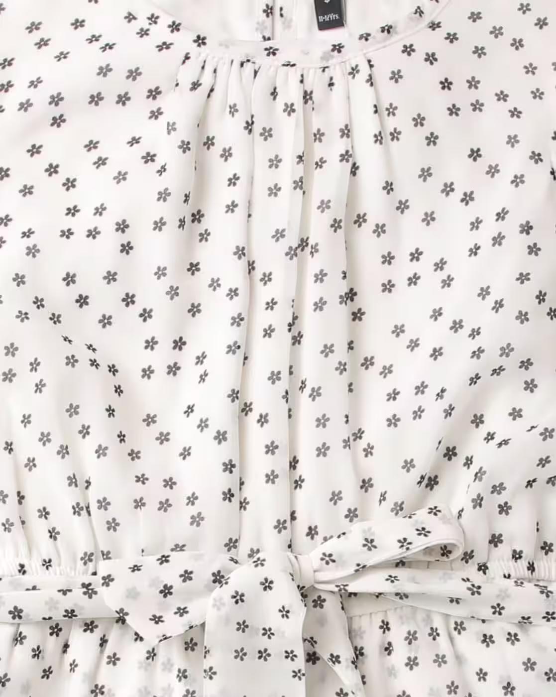 Floral Print A-Line Dress
