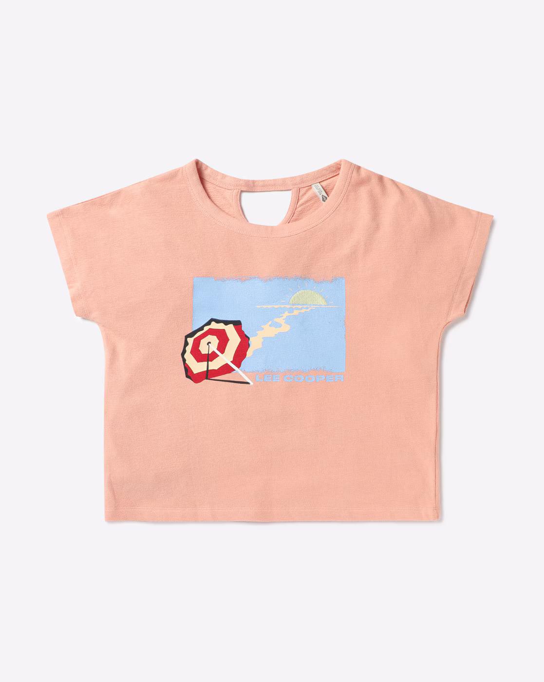 Graphic Print Round-Neck T-Shirt