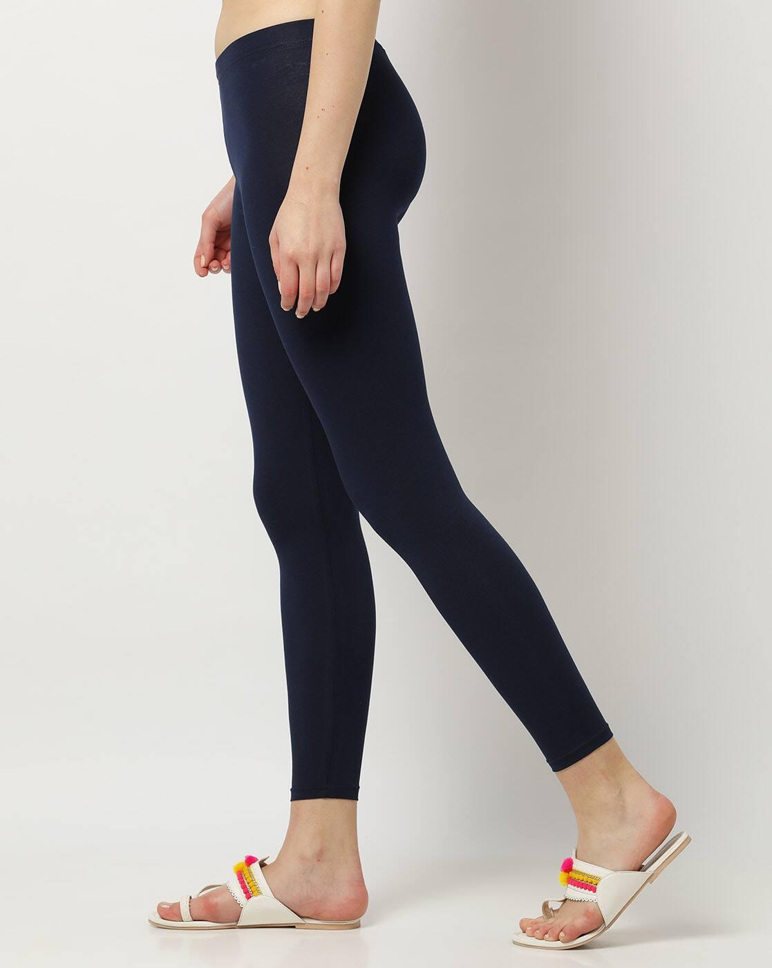 Ankle-Length Leggings with Elasticated Waist