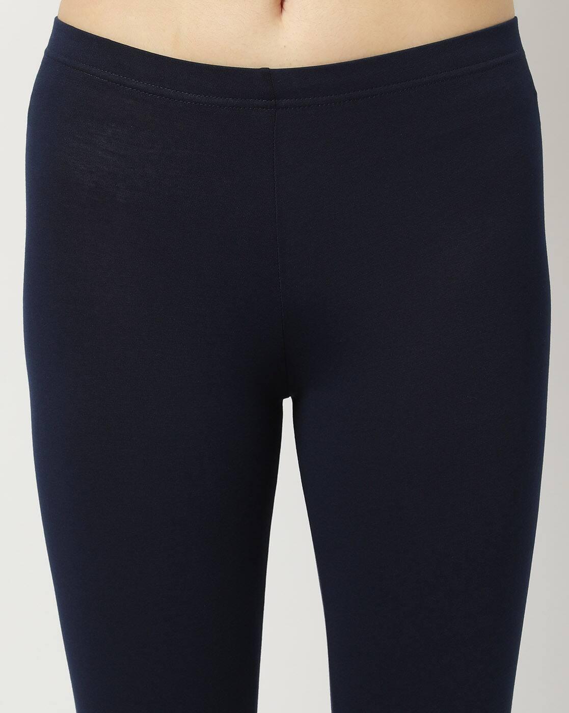 Ankle-Length Leggings with Elasticated Waist