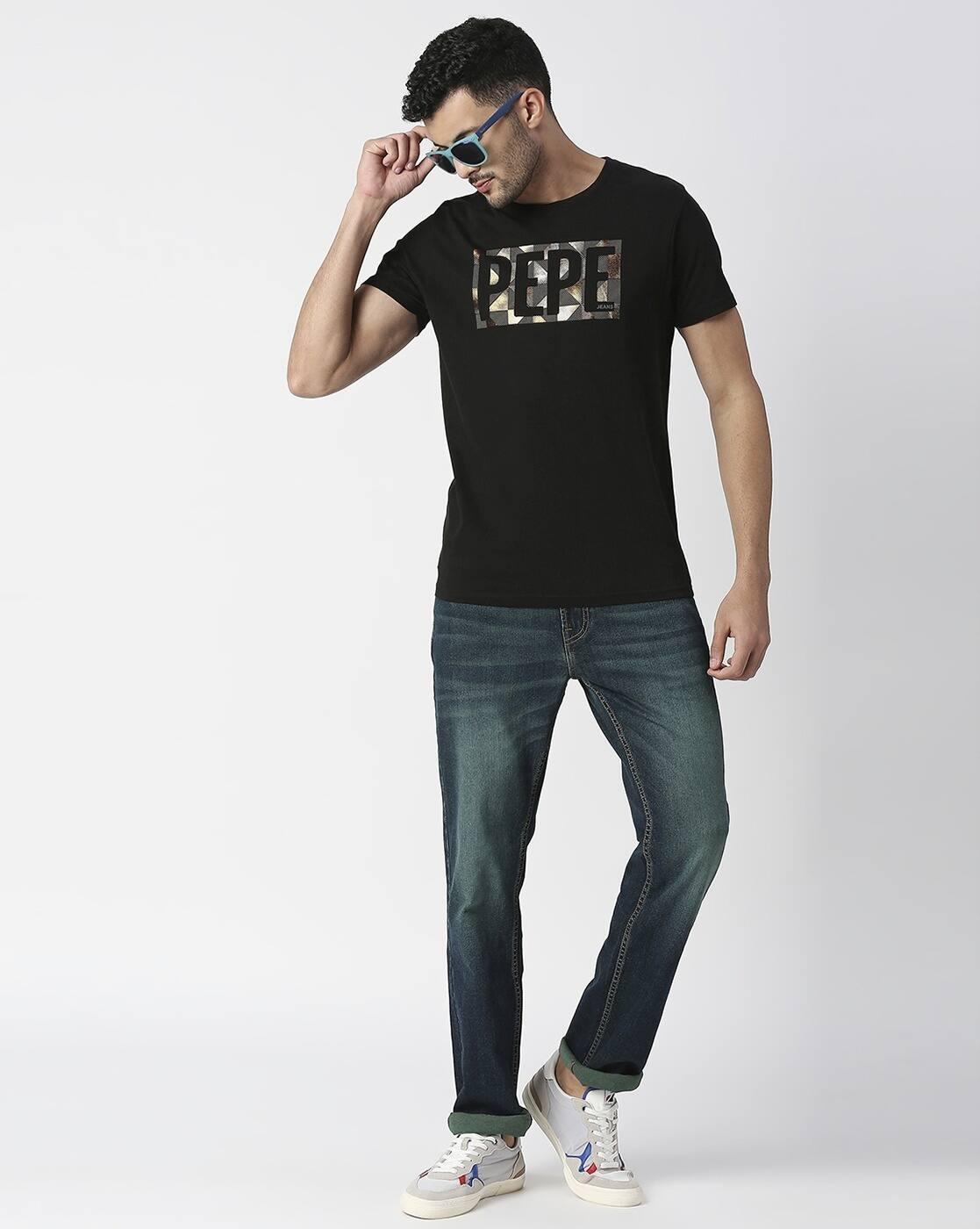 Phelps Brand Print Slim Fit Crew-Neck T-Shirt