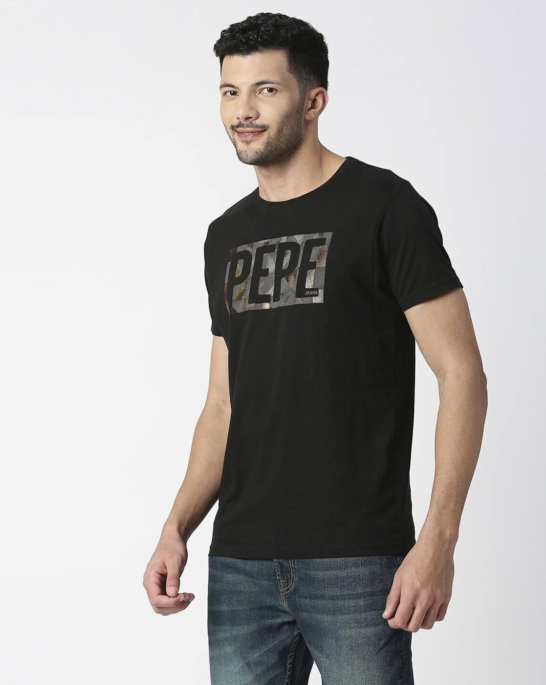 Phelps Brand Print Slim Fit Crew-Neck T-Shirt