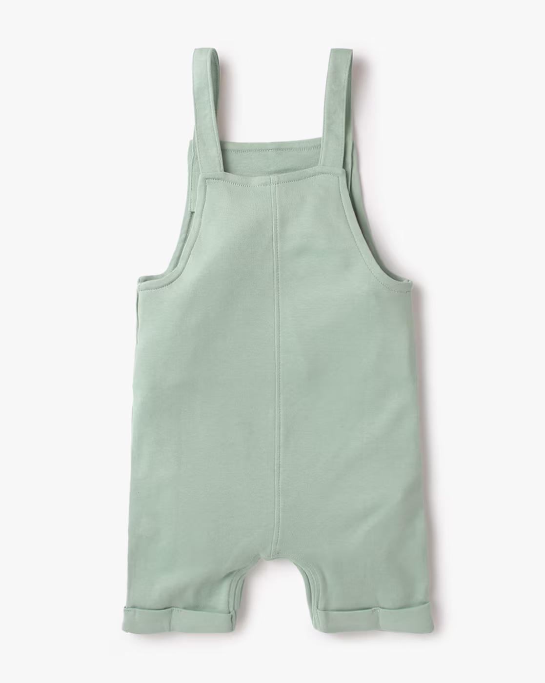 Dungarees & Printed T-Shirt Set