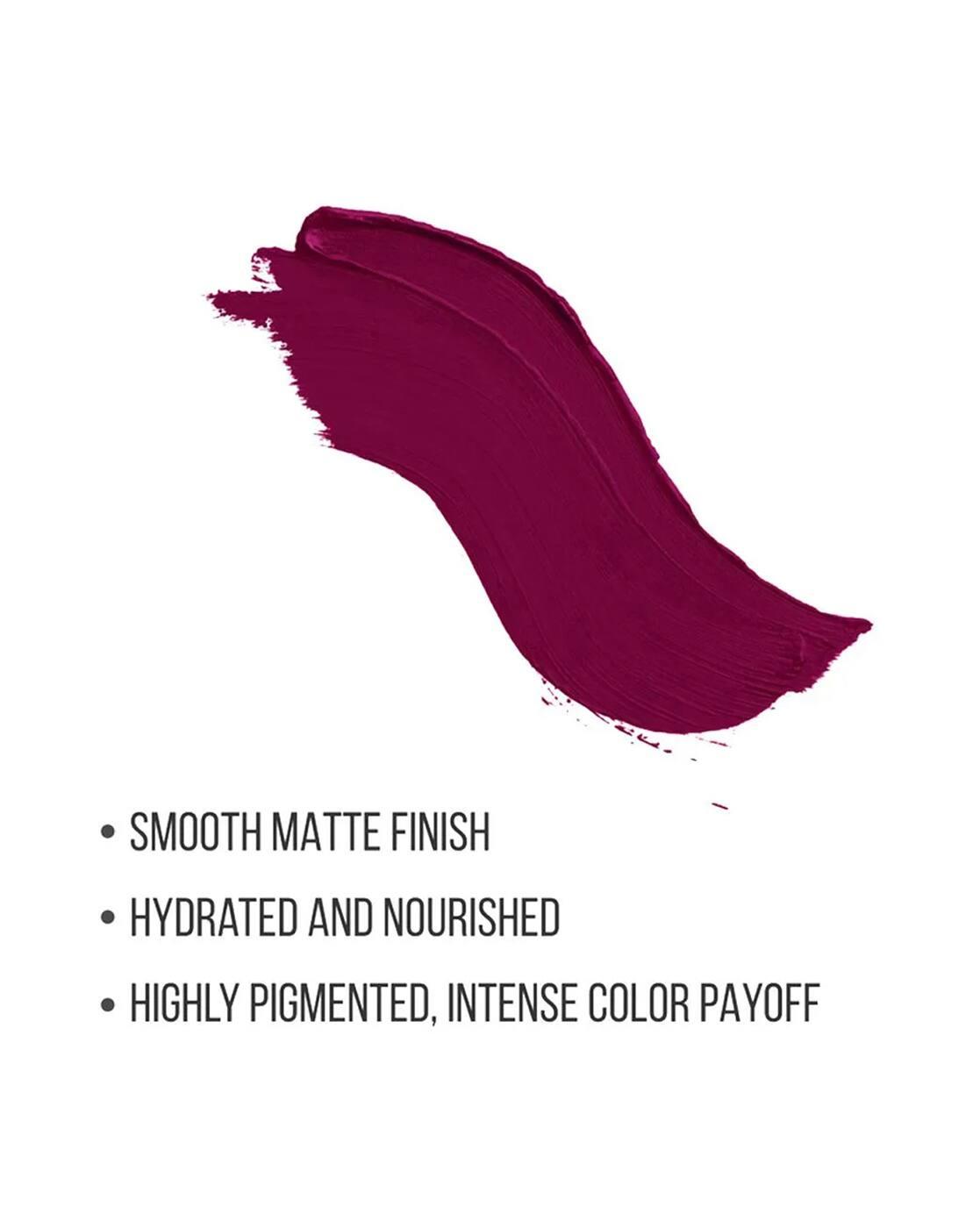 Non-Transfer Matte Crayon Lipstick - Burgundy