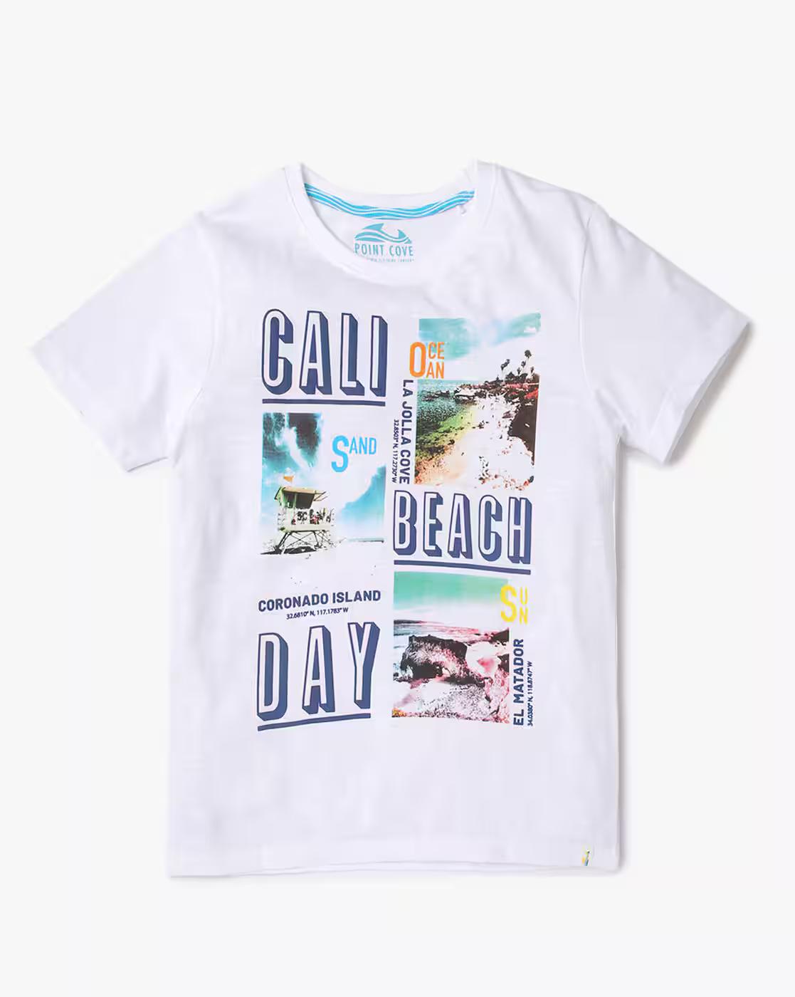 Graphic Print Round-Neck T-Shirt