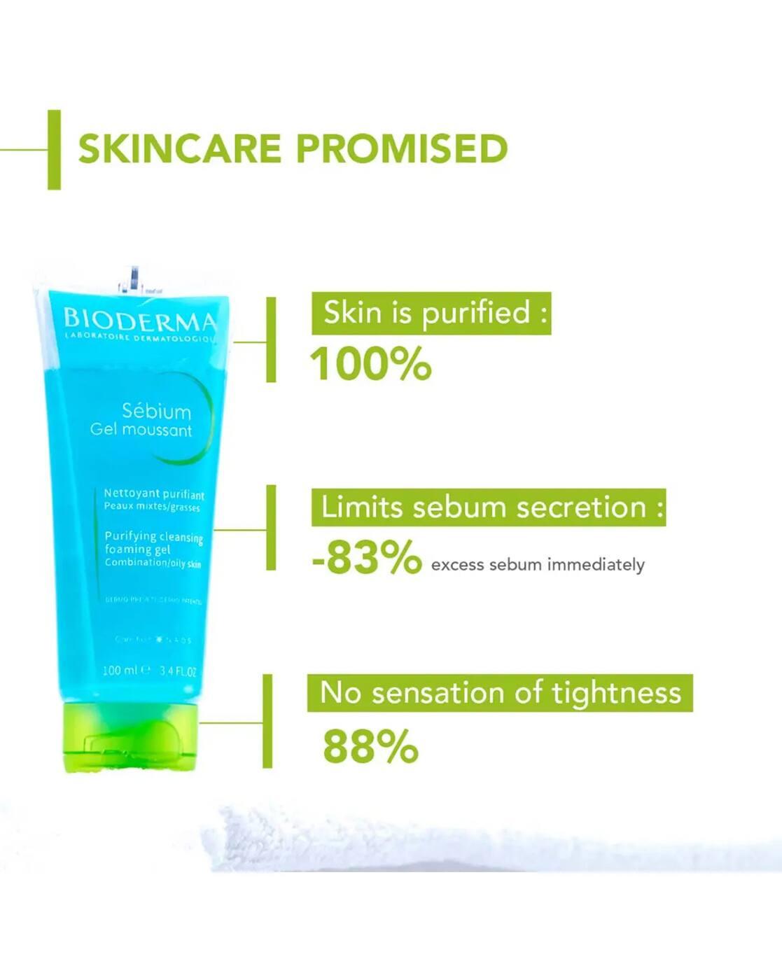 Sebium Face And Body Wash Moussant Purifying Cleansing Gel