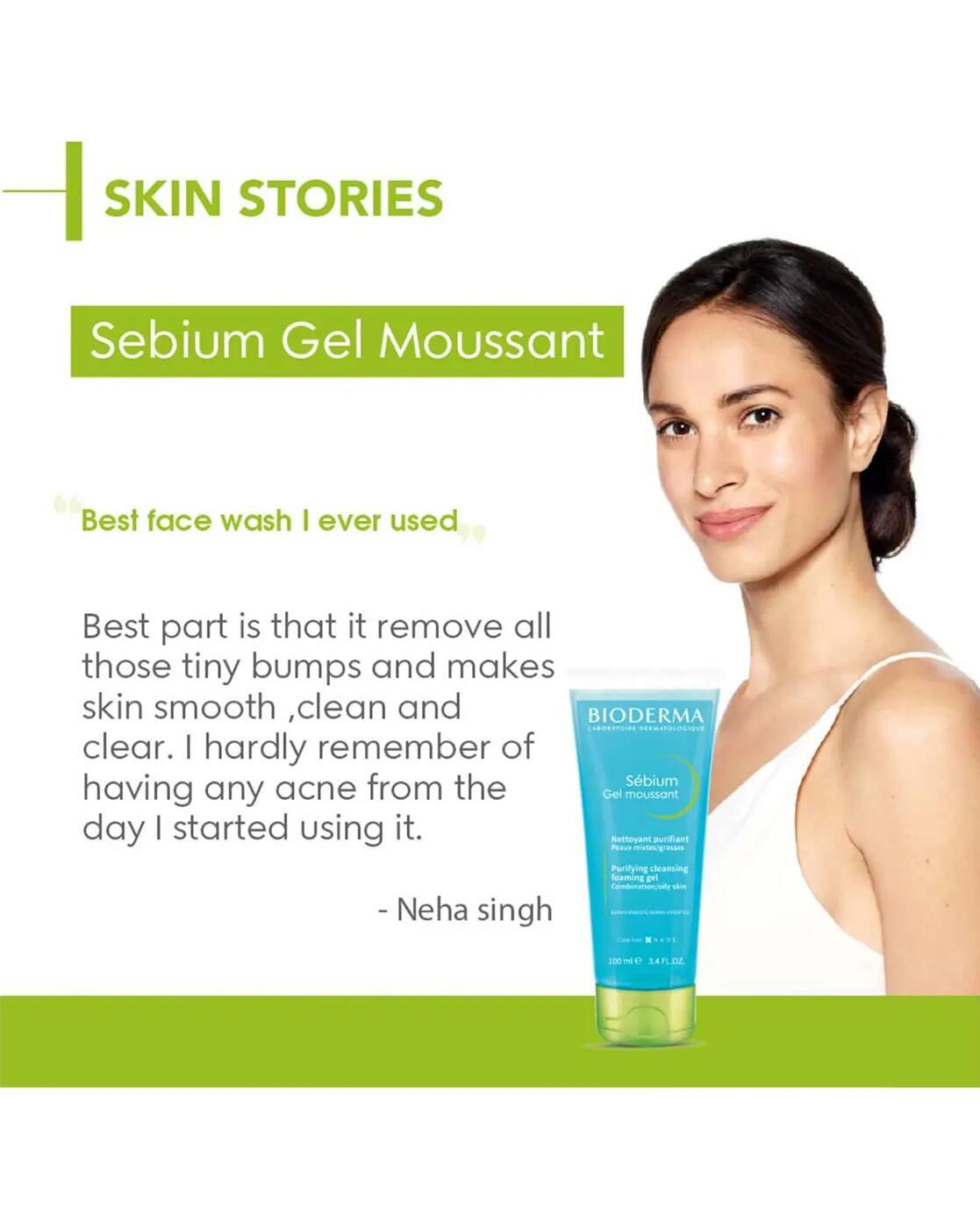 Sebium Face And Body Wash Moussant Purifying Cleansing Gel