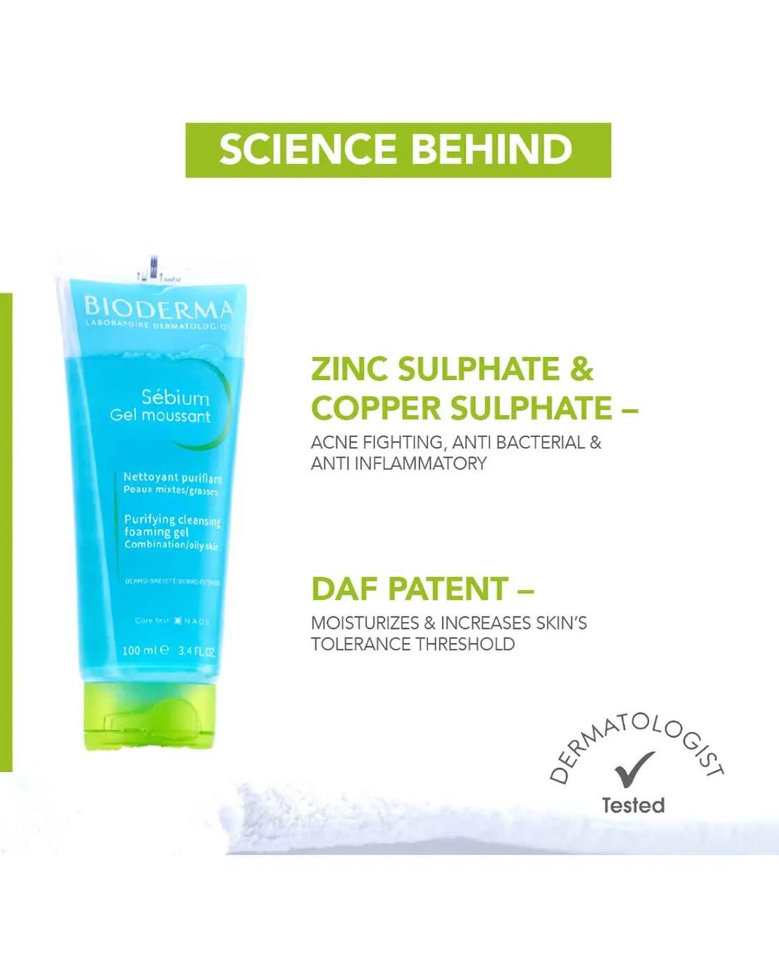 Sebium Face And Body Wash Moussant Purifying Cleansing Gel