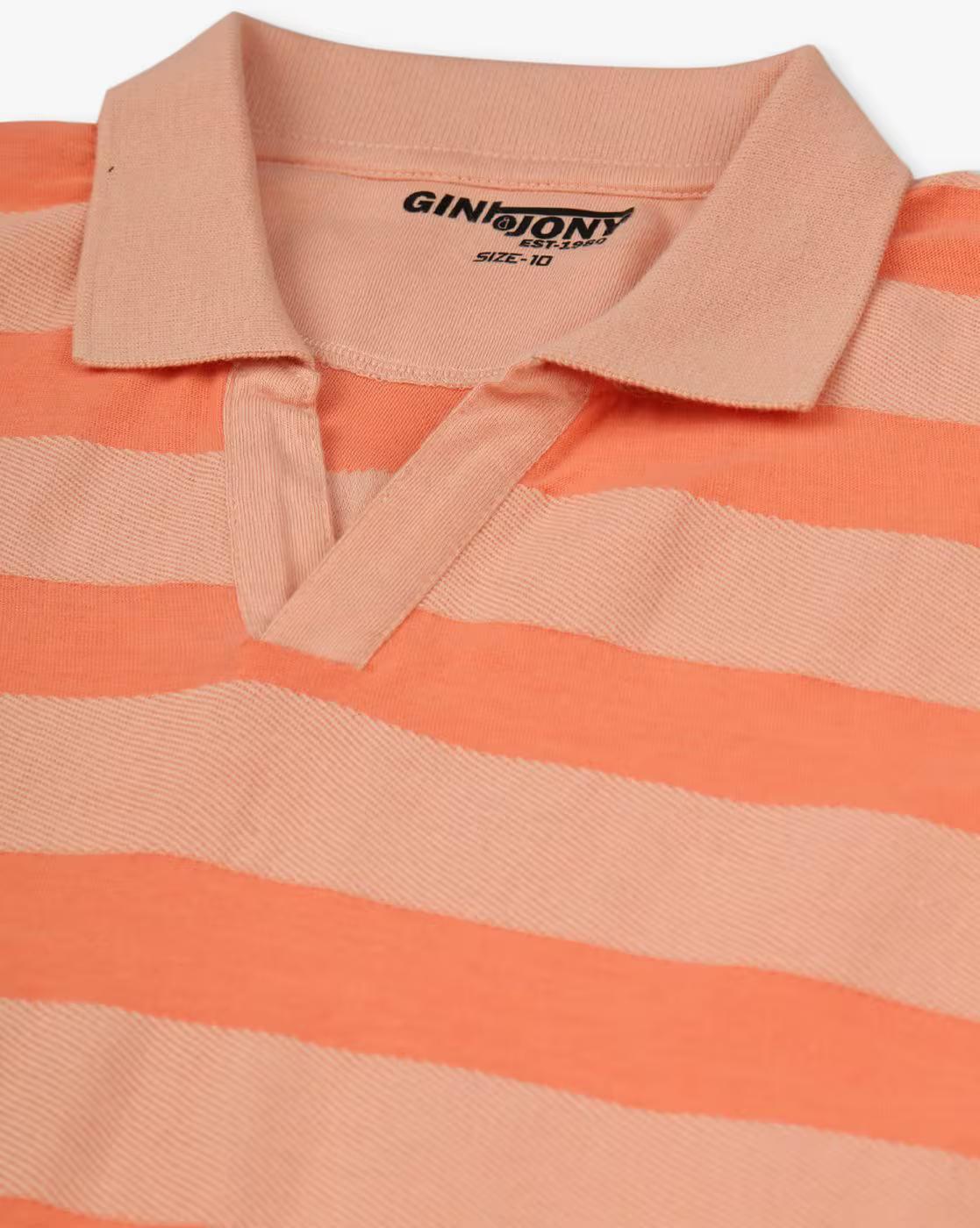 Striped Polo T-Shirt
