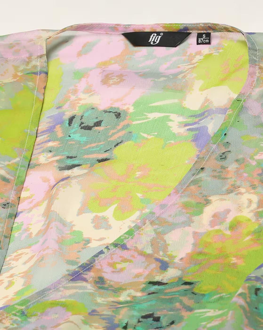 Printed Top with Inner