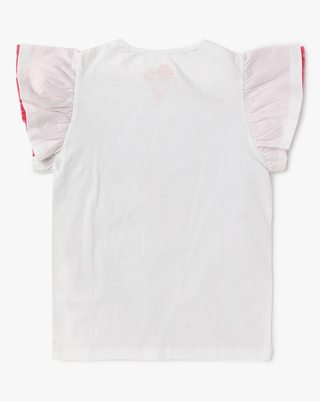 Graphic Print Solar Reactive Top