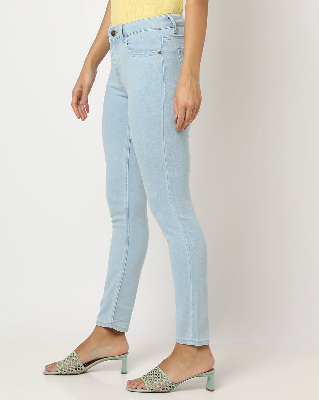 Women Light-wash Skinny Fit Jeans