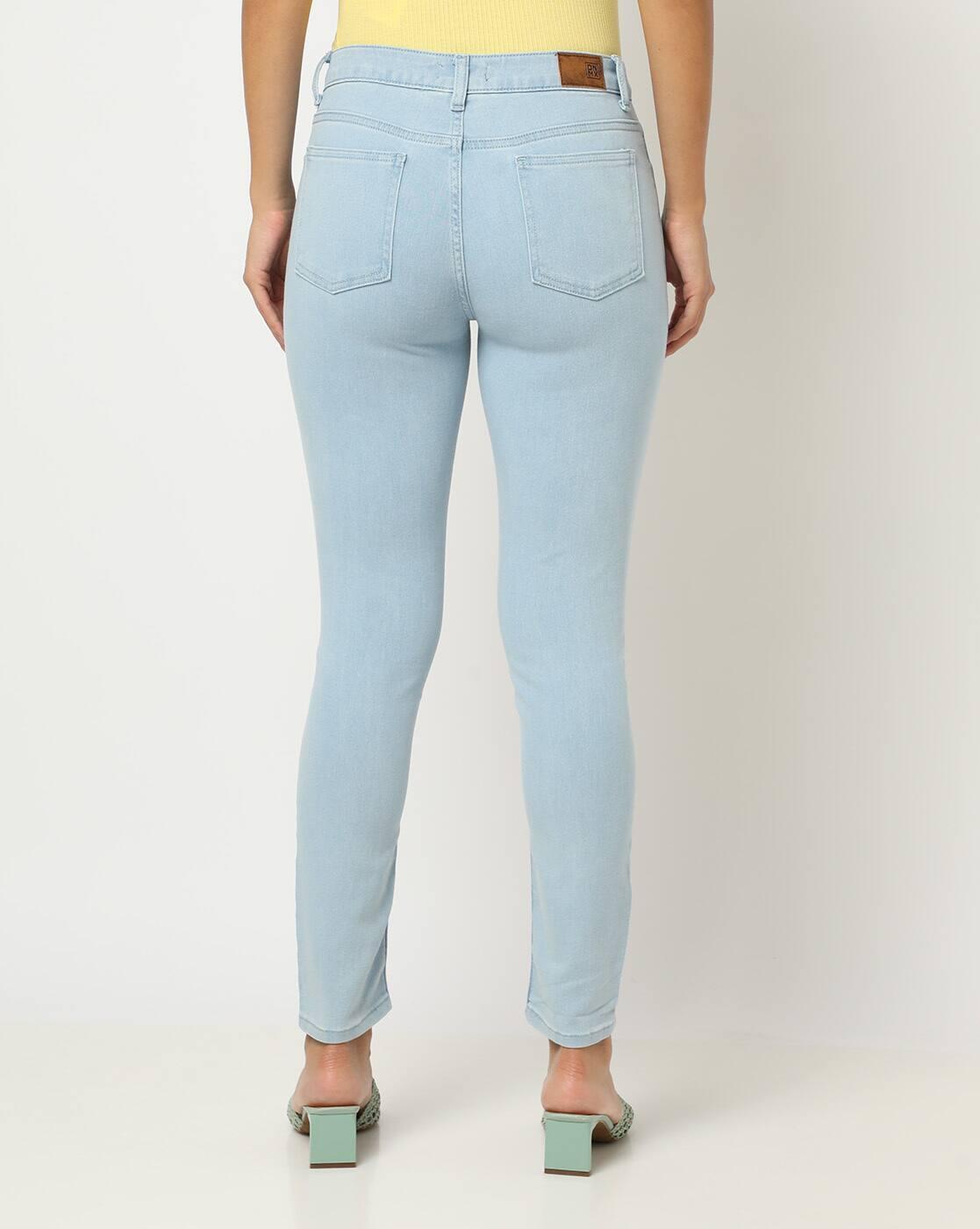 Women Light-wash Skinny Fit Jeans