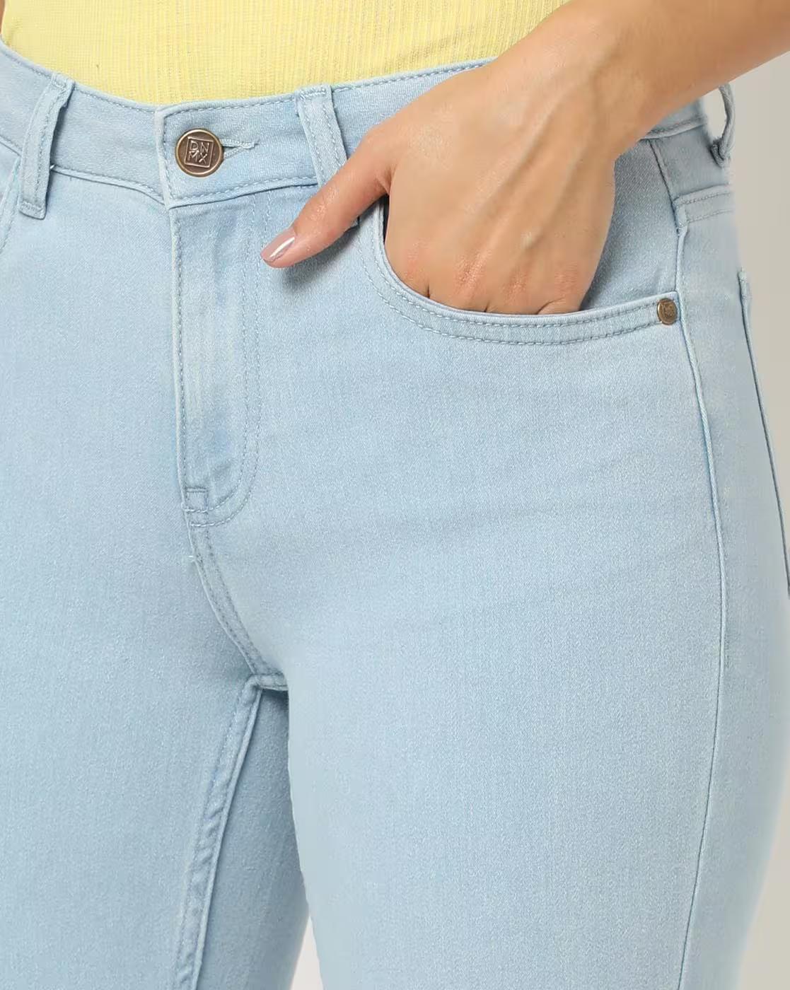 Women Light-wash Skinny Fit Jeans