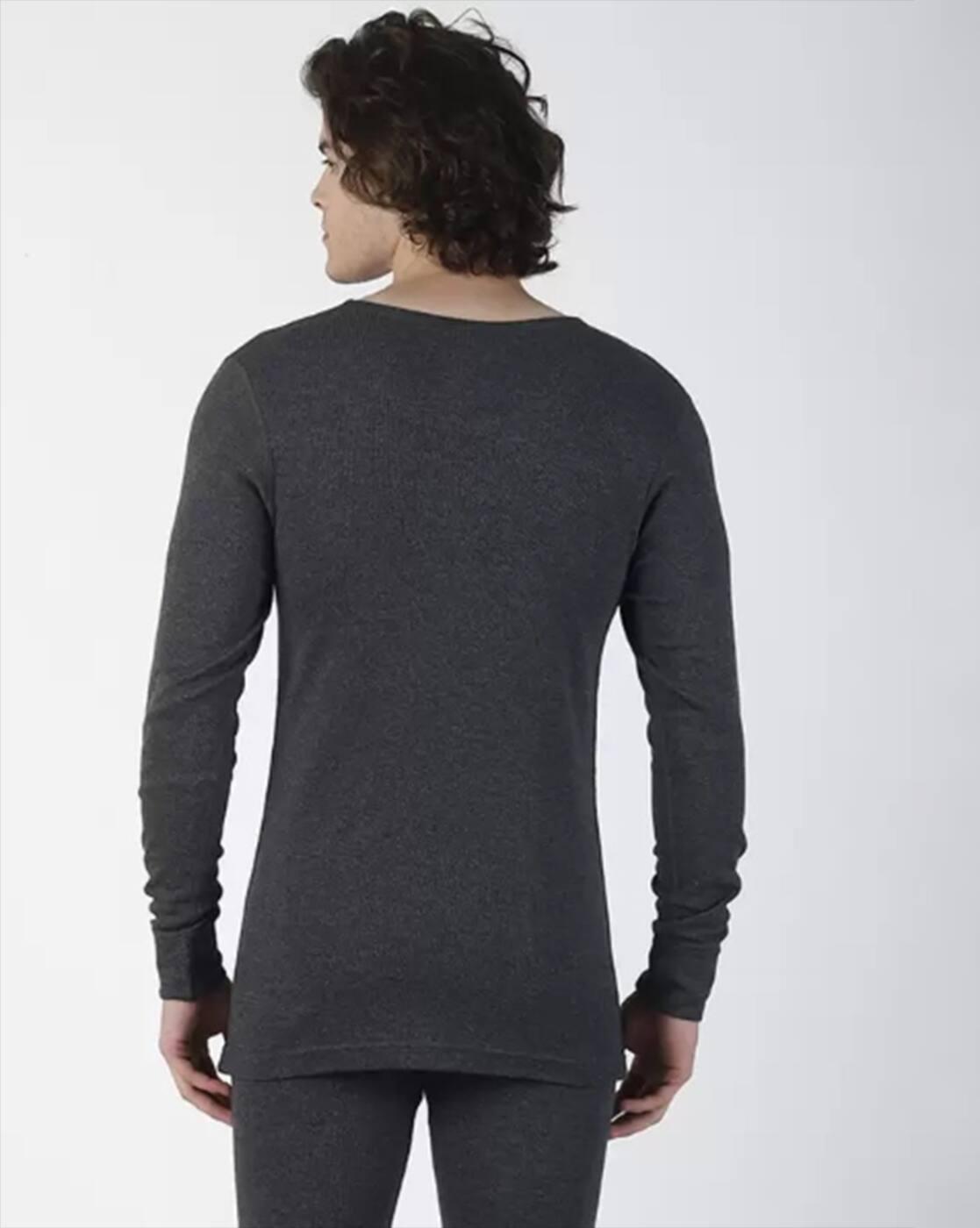 Round-Neck Thermal T-Shirt