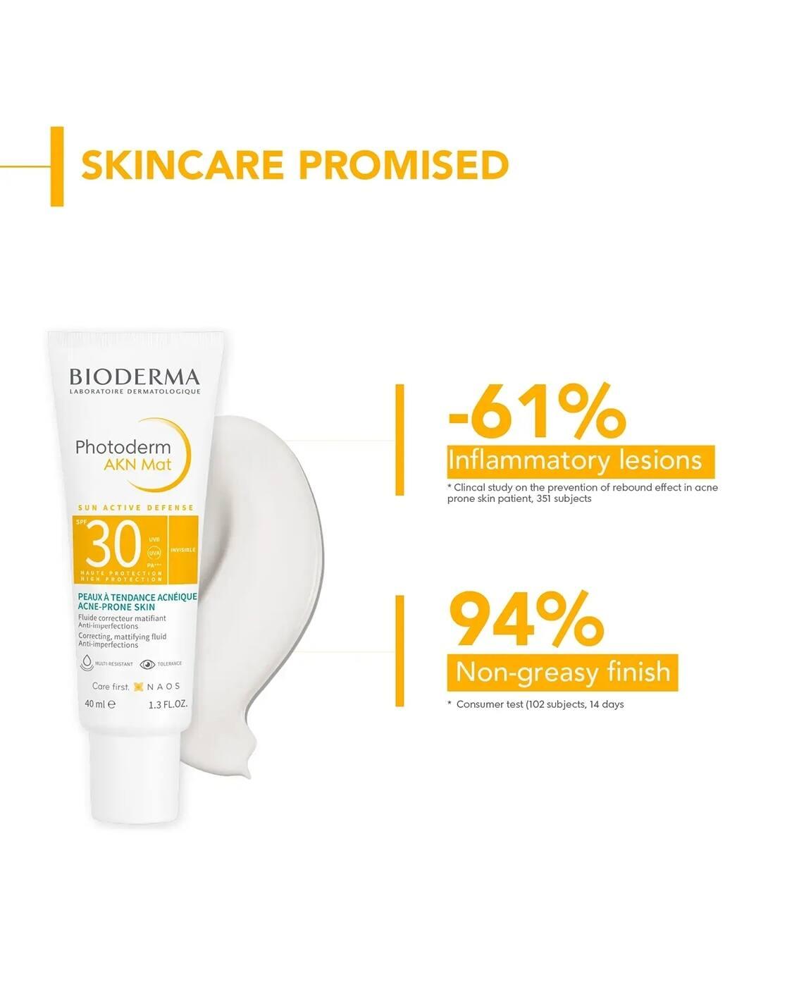 Photoderm Akn Mat Spf 30 Pa Sunscreen for Oily & Acne-Prone Skin In Vivo Tested