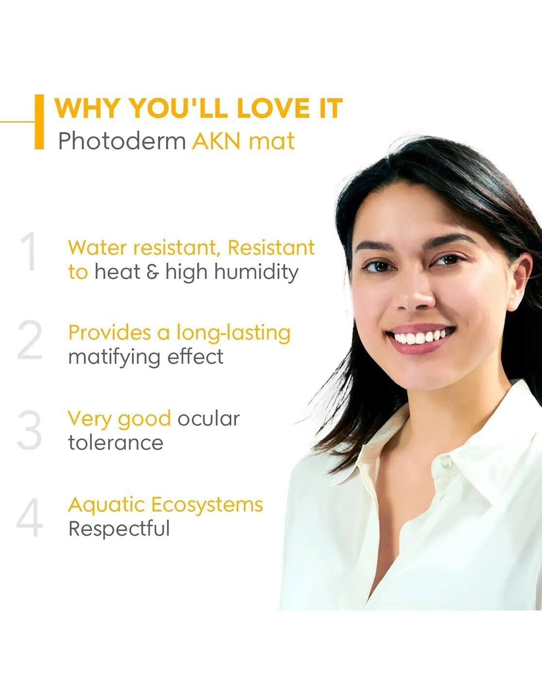 Photoderm Akn Mat Spf 30 Pa Sunscreen for Oily & Acne-Prone Skin In Vivo Tested
