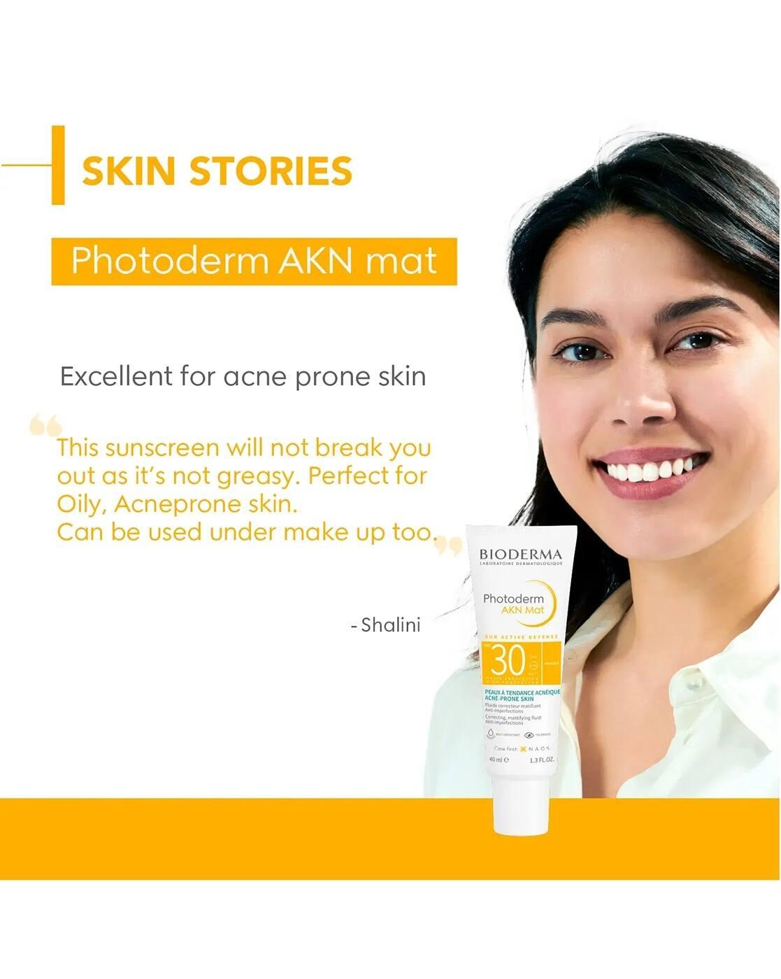 Photoderm Akn Mat Spf 30 Pa Sunscreen for Oily & Acne-Prone Skin In Vivo Tested