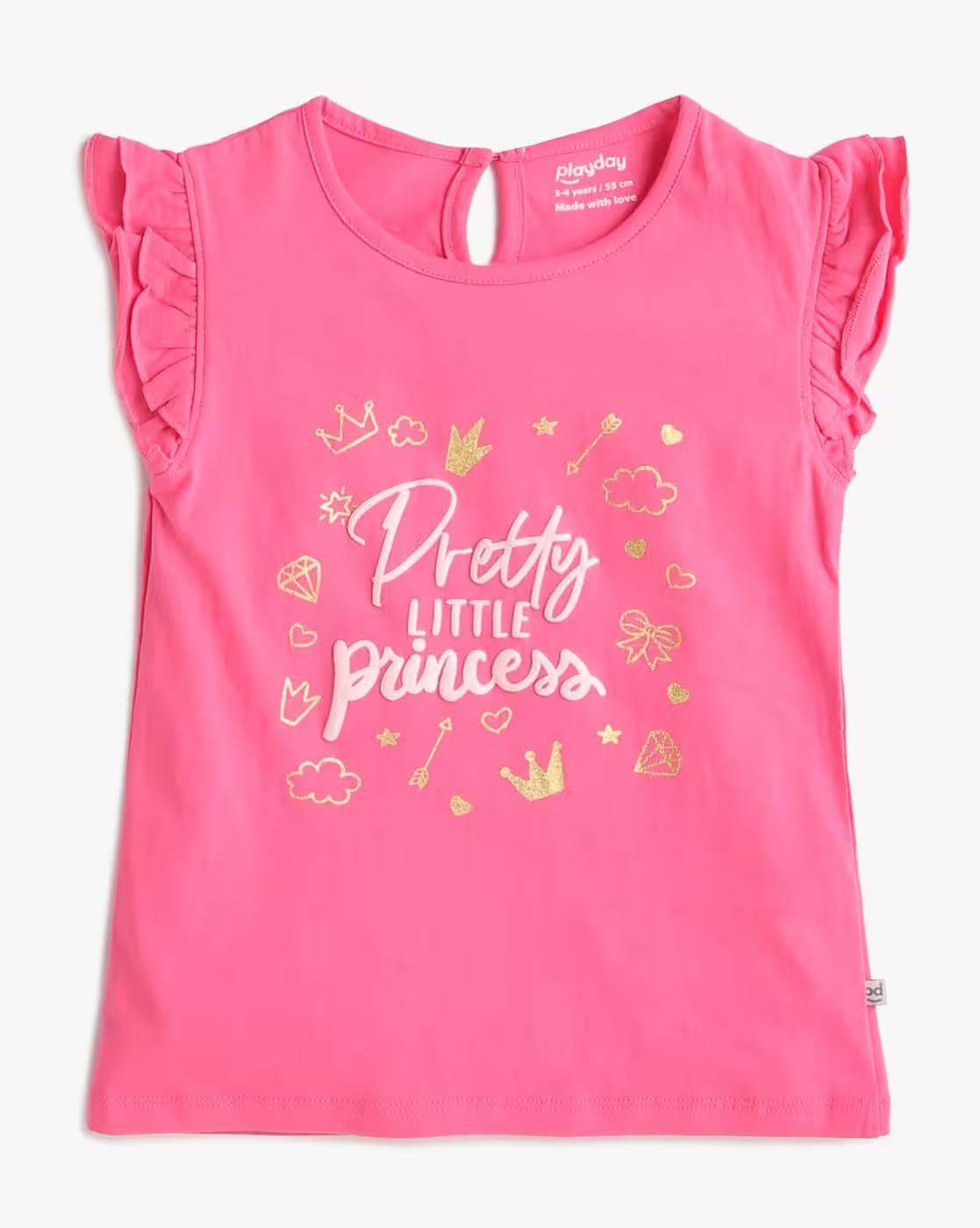 Pack of 2 Printed Round-Neck T-Shirts