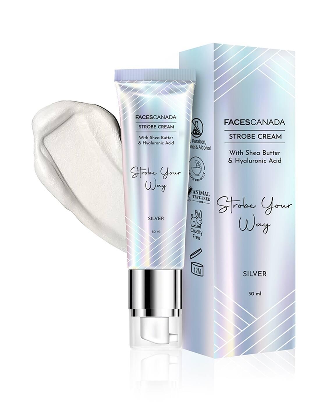 Women Instant Luxurious Illumination Strobe Cream Highlighter - Silver