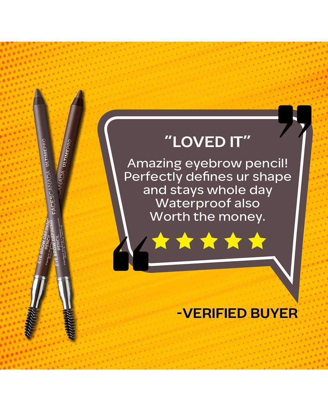 Ultime Pro Eyebrow Defining Pencil - Tan 01 Waterproof And Smudgeproof