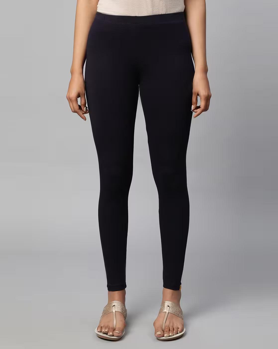Mid-Rise Ankle-Length Leggings