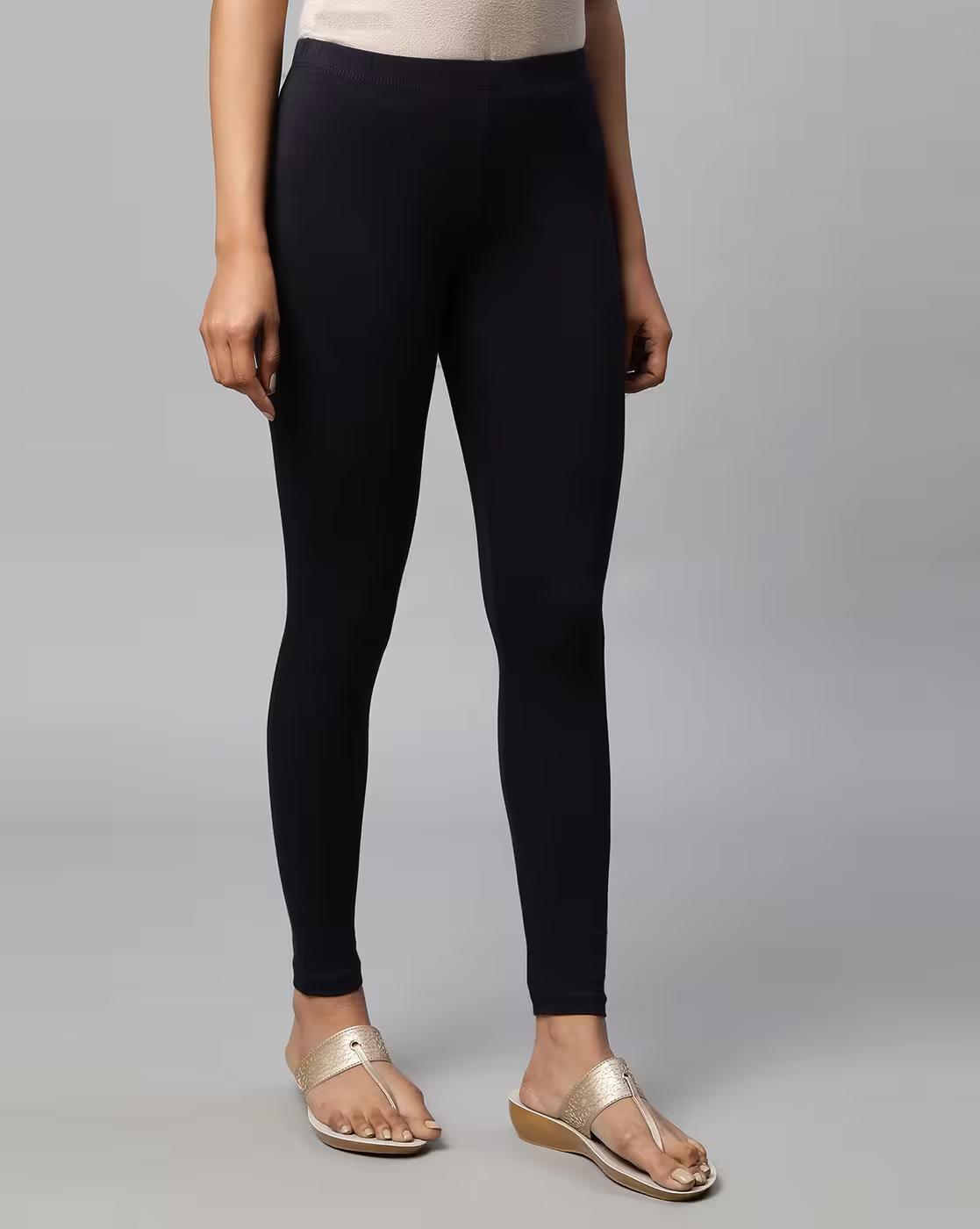 Mid-Rise Ankle-Length Leggings