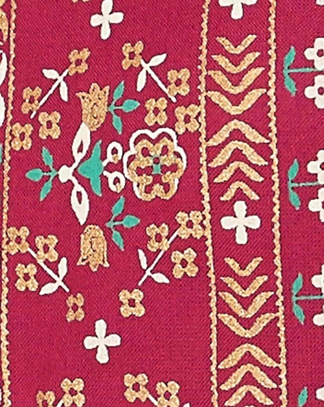 Printed Round-Neck Tunic