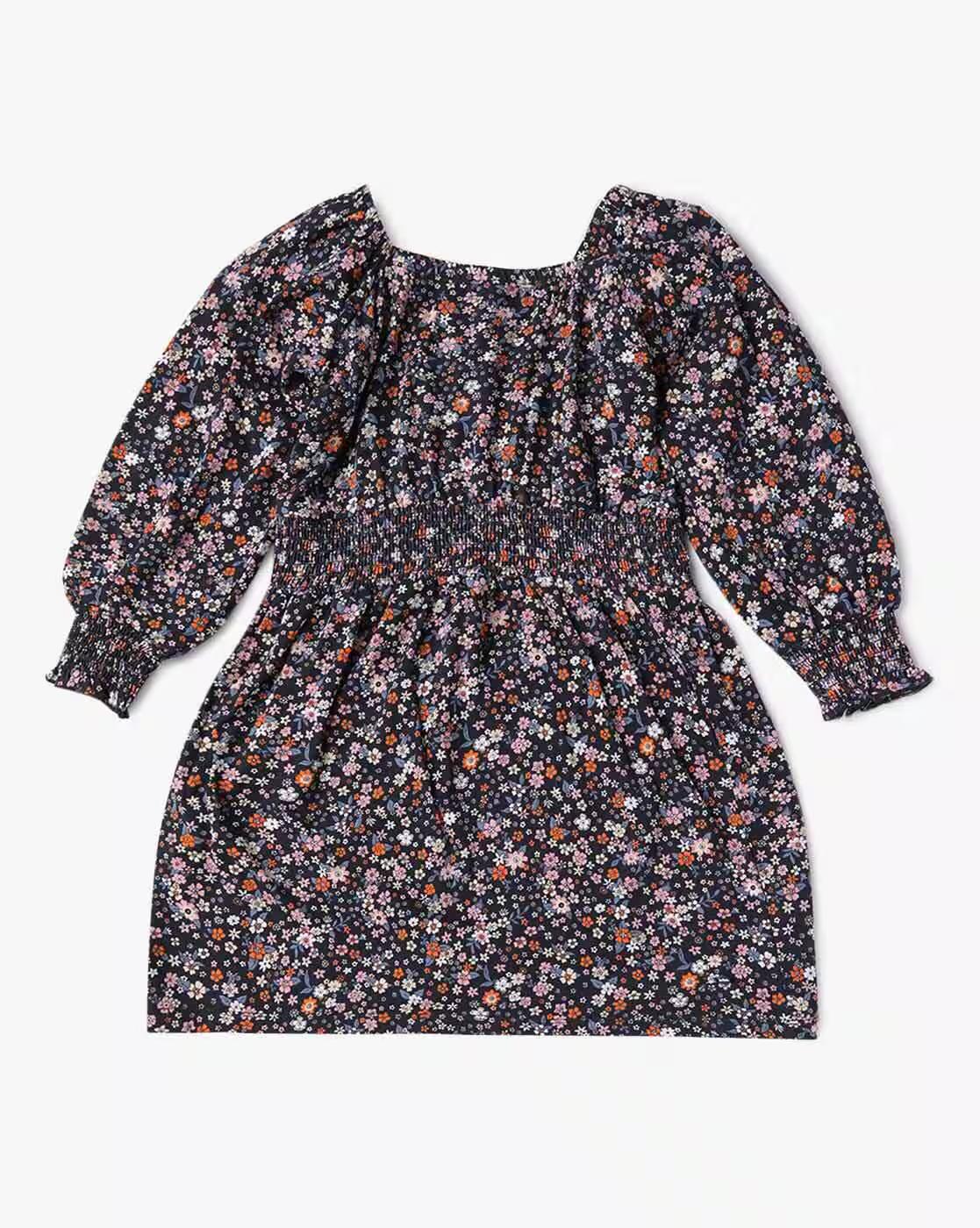 Floral Print Fit & Flare Dress