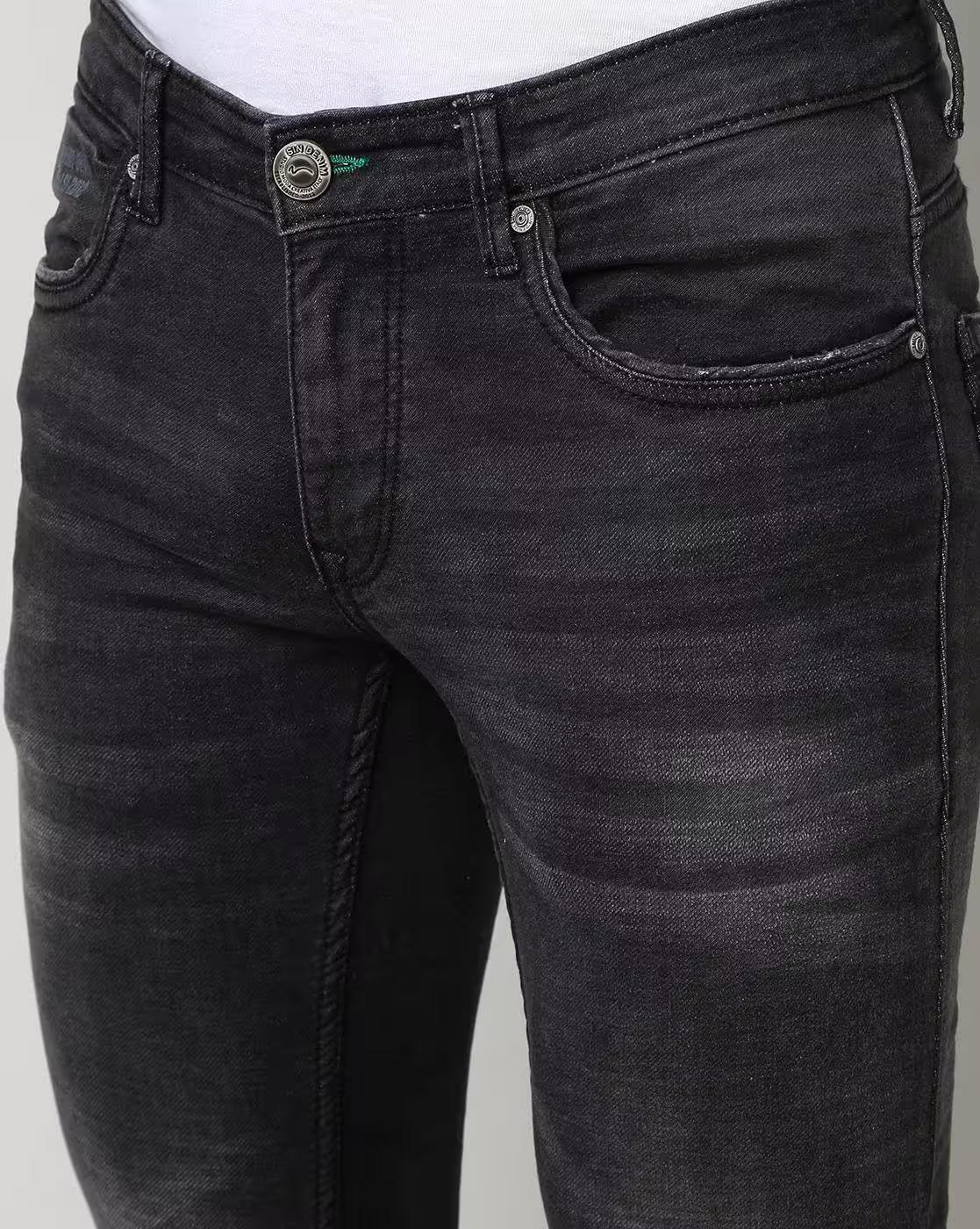 Men Lightly Washed Skinny Fit Jeans