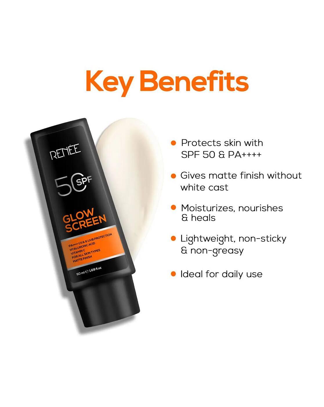 Glow Screen Sunscreen Cream SPF 50