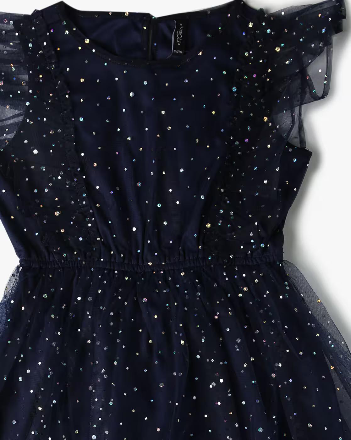 Embellished Fit & Flare Dress