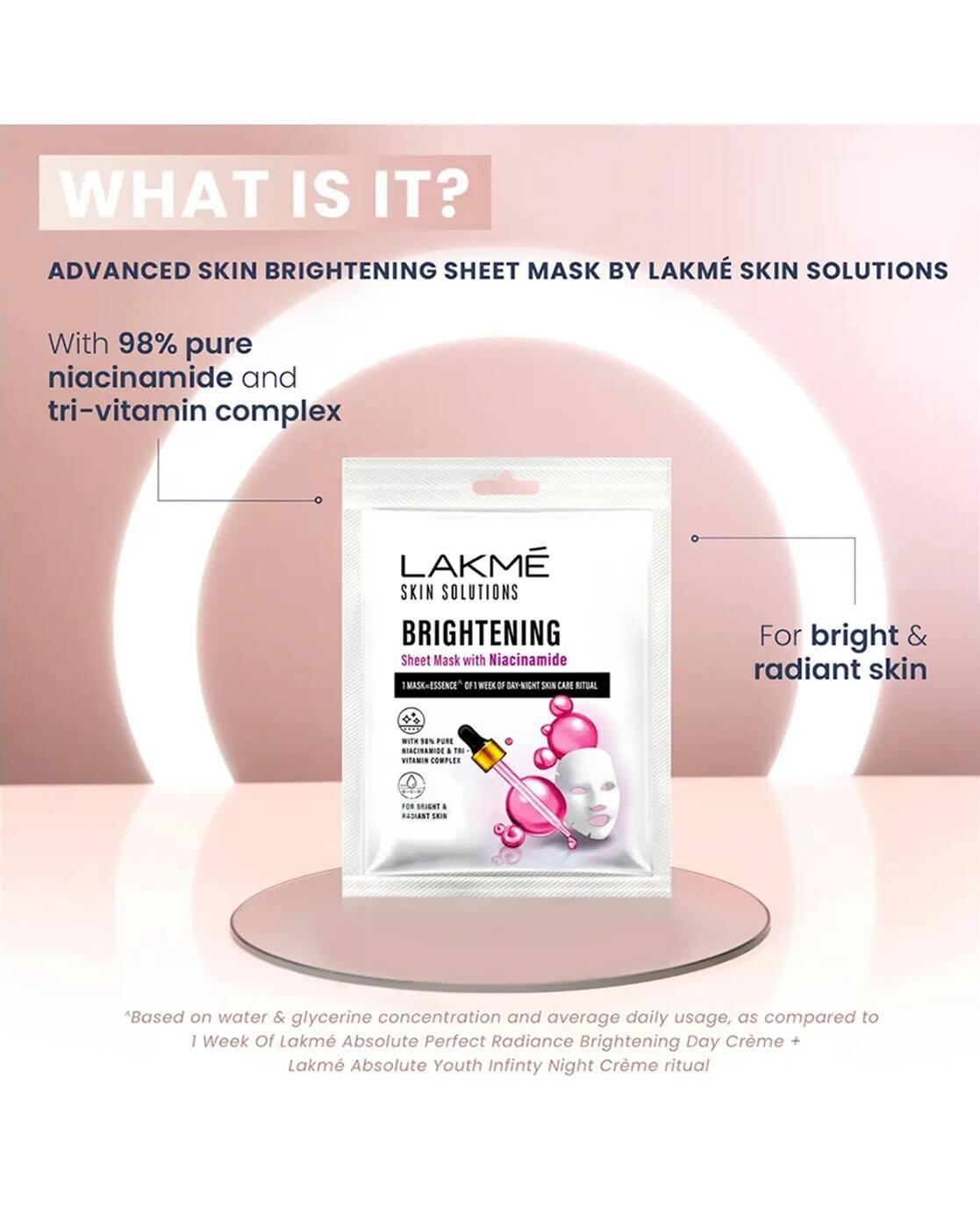 Skin Solutions Sheet Mask Brightening with Niacinamide