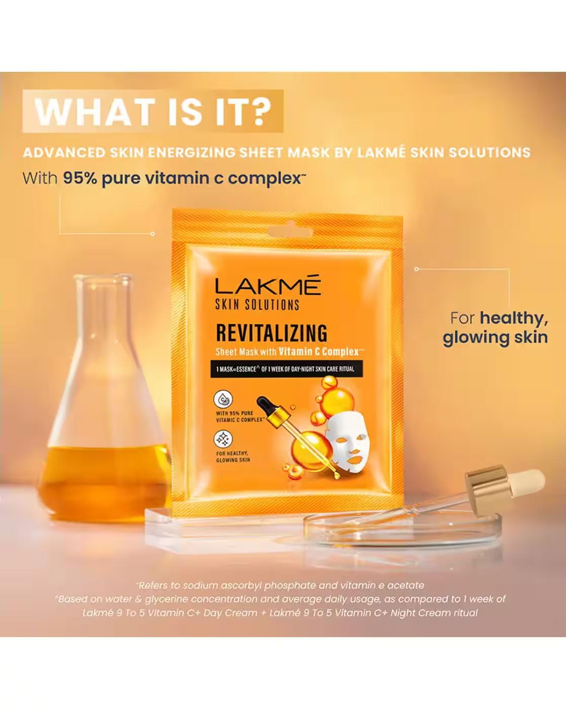 Skin Solutions Sheet Mask Revitalizing with Vitamin C