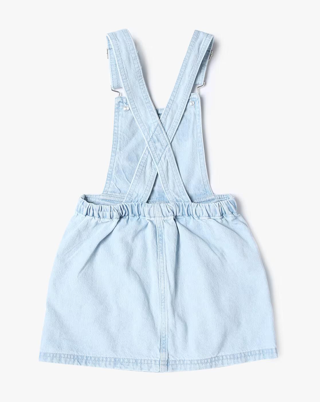 Dungaree with Printed Top